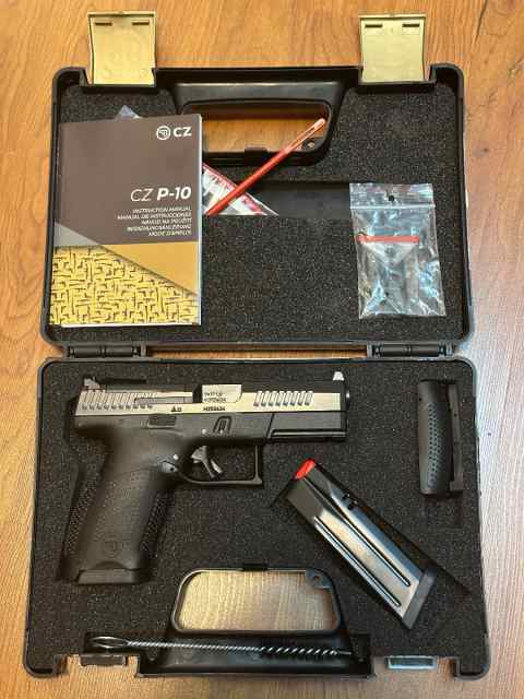 CZ P-10 C Optic Ready 9mm + RMR Optic Plate 