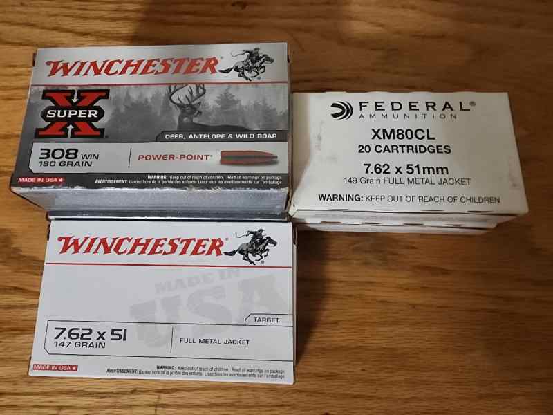 308 Winchester Federal Ammo 100 rds
