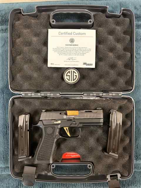 Sig Sauer P320 Xcarry Spectre Gold