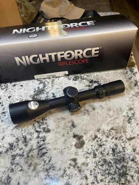 Urgent sale:Nightforce NX8 4-32 F1 Mil-XT