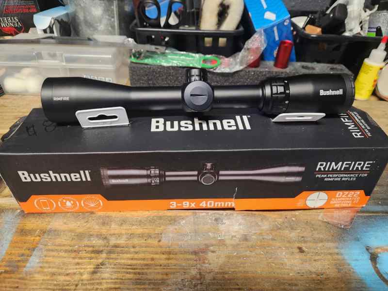 Bushnell Rimfire illuminated drop zone 3-9x40