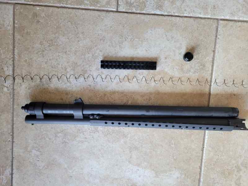 Mossberg 590/500/88 20&quot; brl, 8 shot tube, heat sld