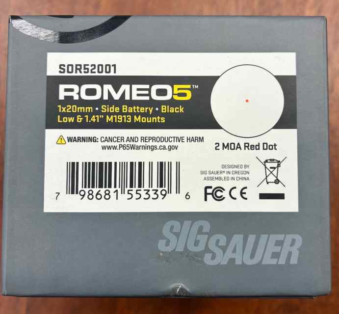 Used Sig Romeo 5