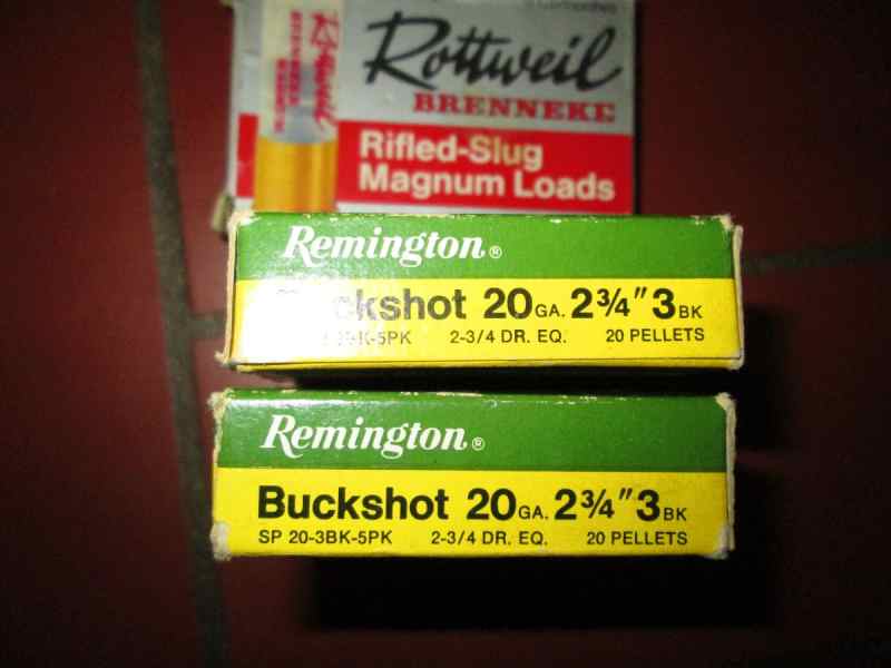 Remington 12 ga OO Buckshot &amp; 20 ga Buckshot