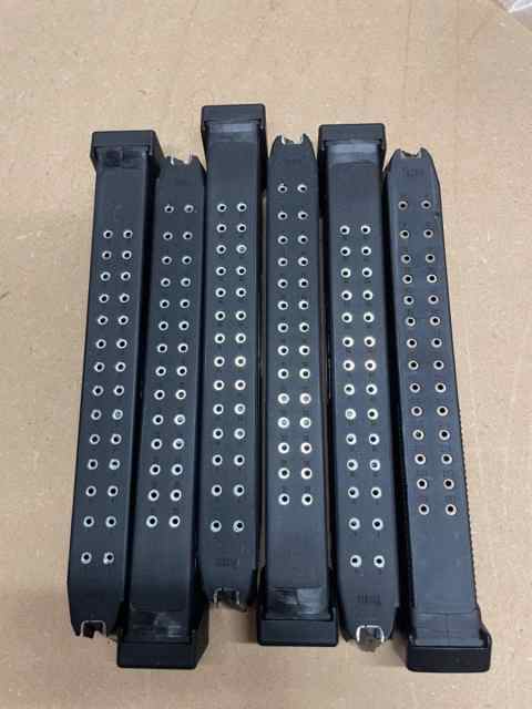6 Glock OEM 33rd mags