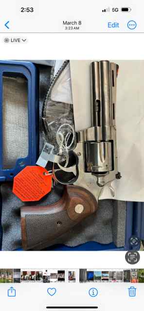 Colt Python new in the case unfired 