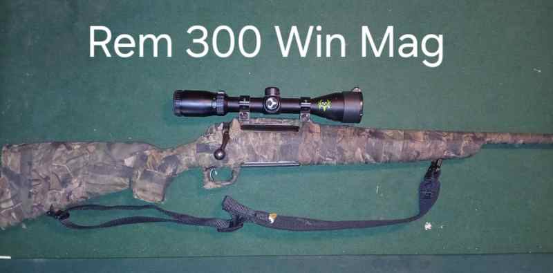 Remington 300 Win Mag w/scope