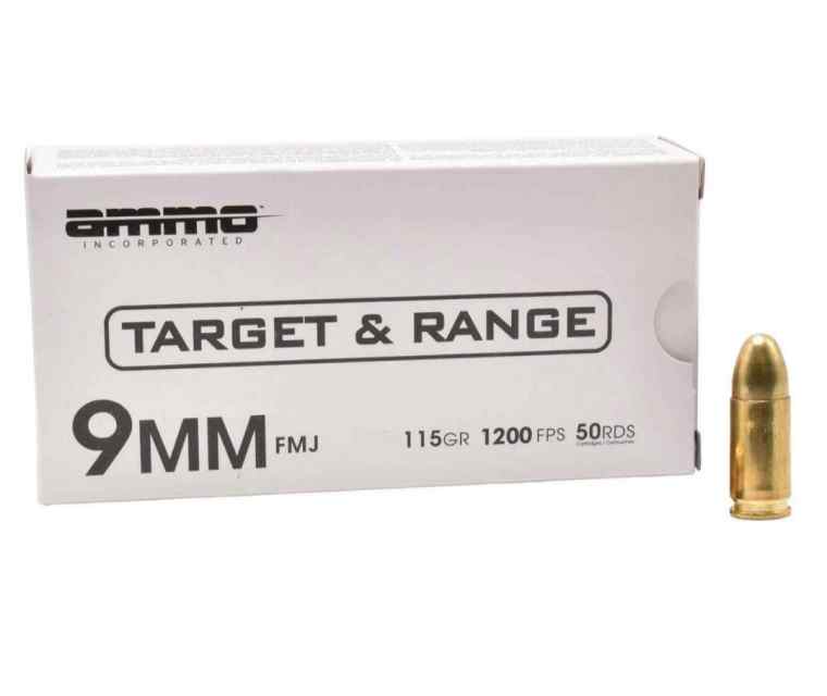 500 Rounds Ammo Inc 9mm 115gr FMJ $109 Free Ship