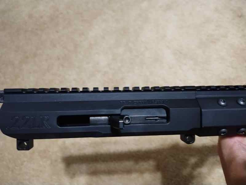 Bear Creek arsenal BCA 22LR AR-15 upper side 