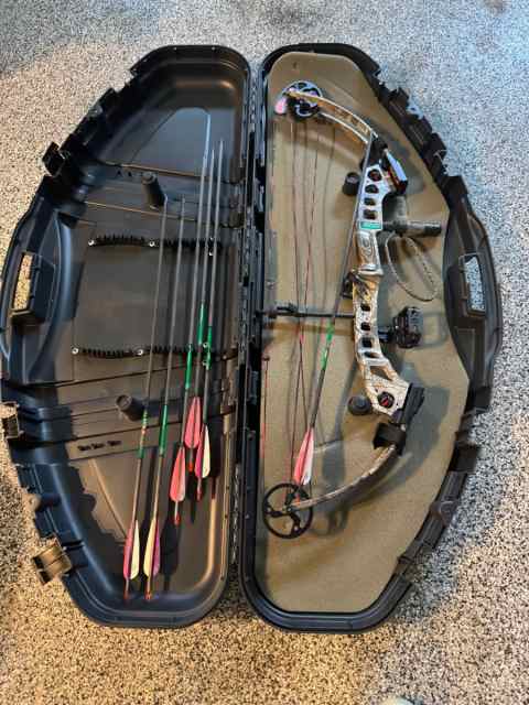 Fred Bear GXl compound bow RH 60lbs