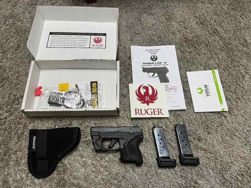 Good as NEW Ruger LCP II with or without Laser