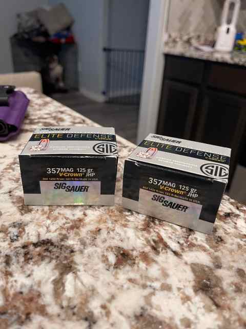 Sig V-Crown 125gr 357 magnum