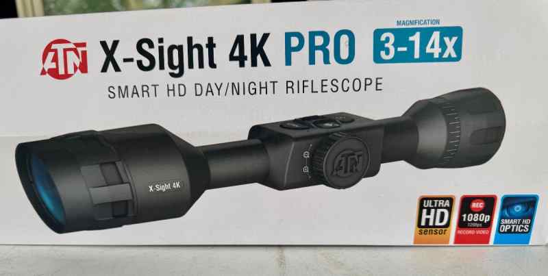 ATN X -Sight 4K Pro HD Day/Night Rifle Scope