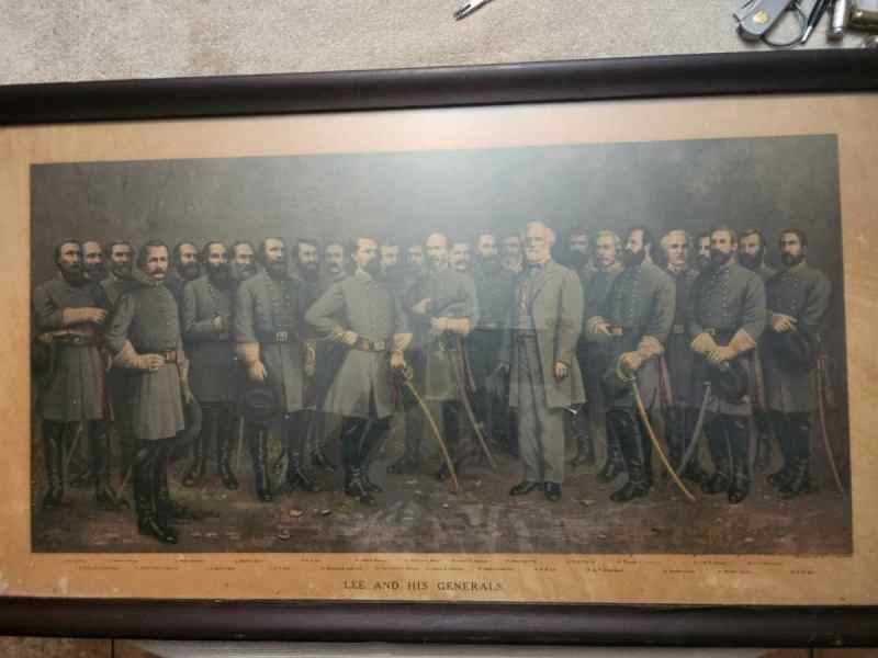  LEE AND HIS GENERALS &amp; Selma Arsenal 1862 Canteen