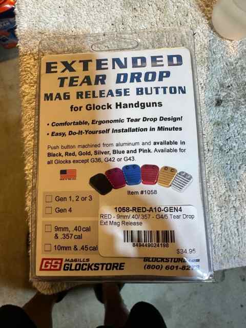 Glock Gen 4 Extended Magazine Release