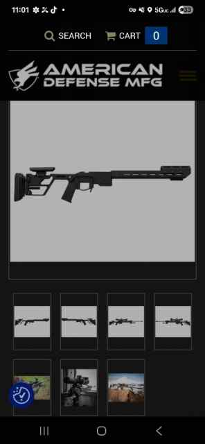  Remington 700 .308  American Defense PRC chassis