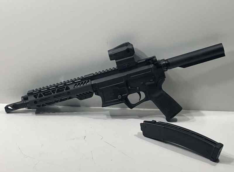 PSA AR v 9mm W -Sig Romeo RDS &amp; Goplant tact light
