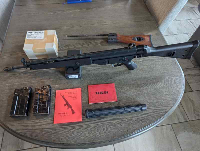 HK 91 1980 Pre ban with accessories 