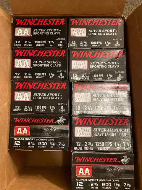 12Gauge Winchester AA 225 Shells. 