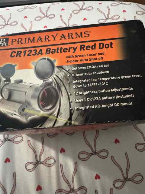 Primary Arms Red dot/ green laser combo