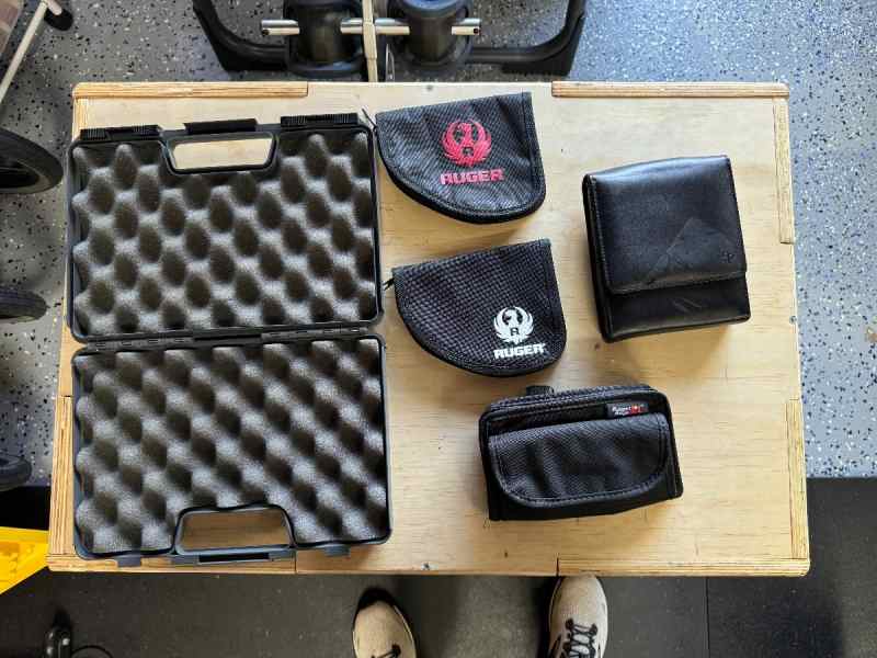 Various pistol cases