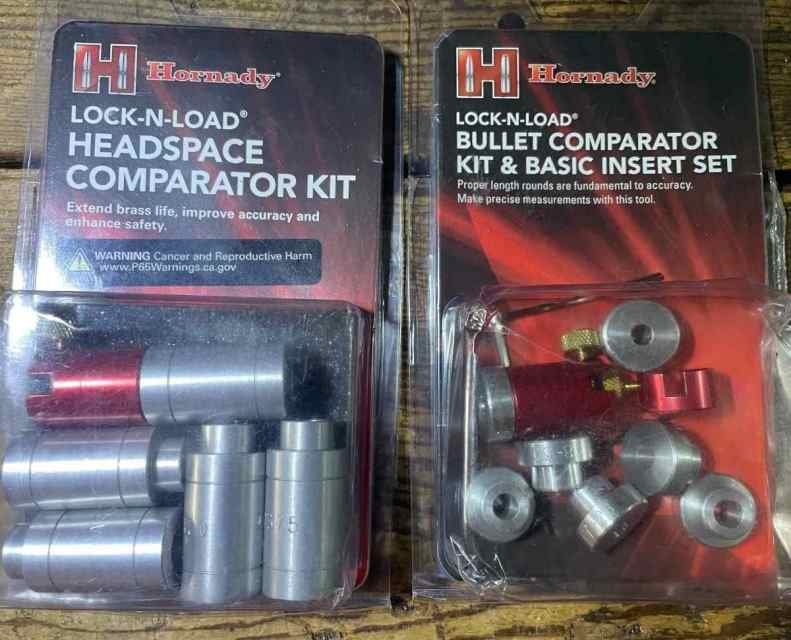 Hornady comparator sets and base anvil
