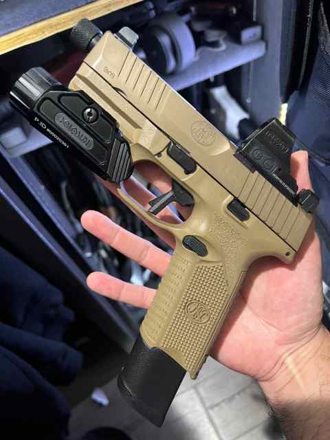 FN 509 Tactical FDE 9mm w/Holosun 508T
