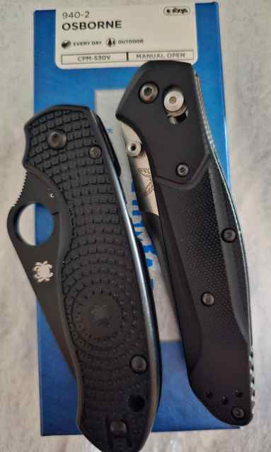 Benchmade and Spyderco
