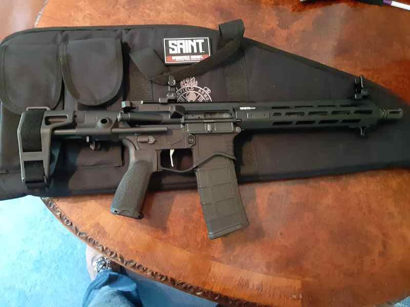Springfield Saint Edge Pistol,and CMMG Banshee 9m