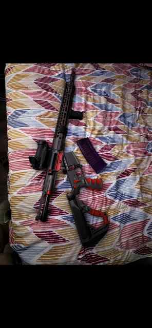 Sons of liberty m4 18 inch with aim point comp m4s
