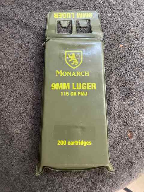 Winchester 5.56 and monarch 9mm