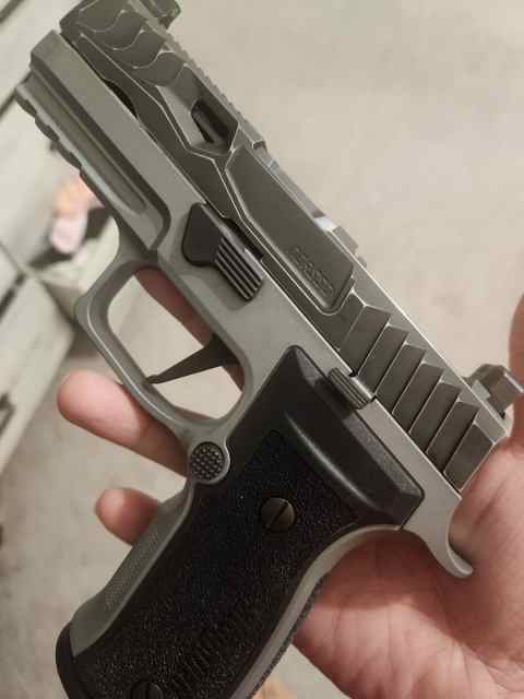 Sig P320 AXG Ported slide and Barrel