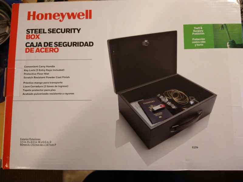 Honeywell Medium Steel Security Box