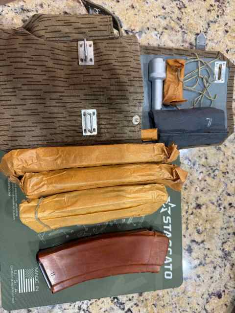 FS/FT Brand AK-74 Bakelite Mags and Pouch 