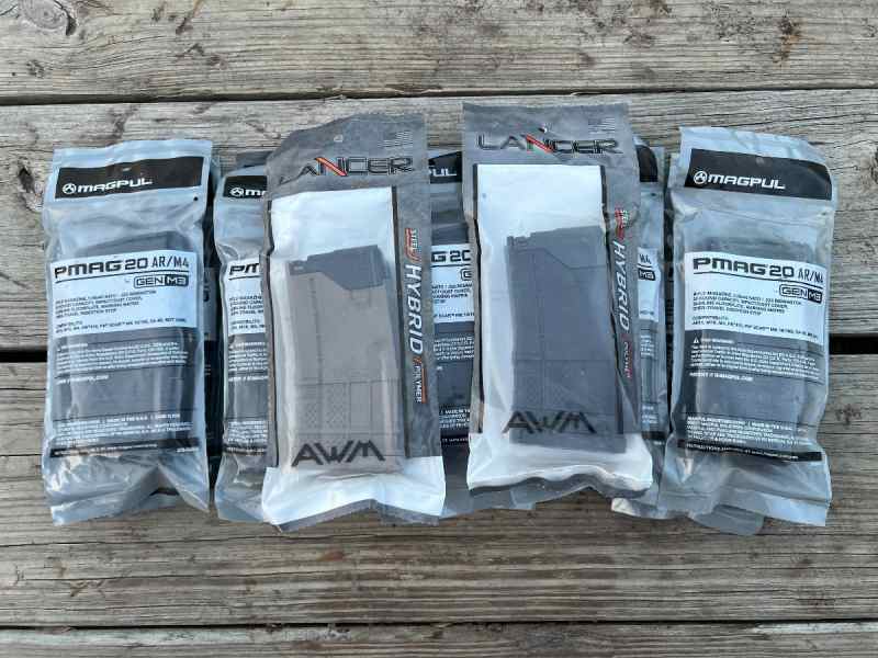 (12) 20rd AR-15 Magazines