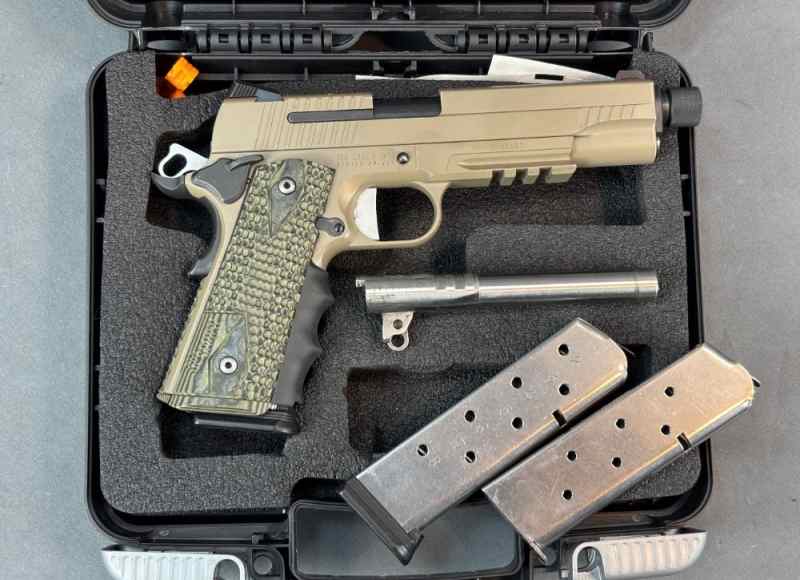 Sig Sauer 1911 Scorpion Tactical Threaded FDE