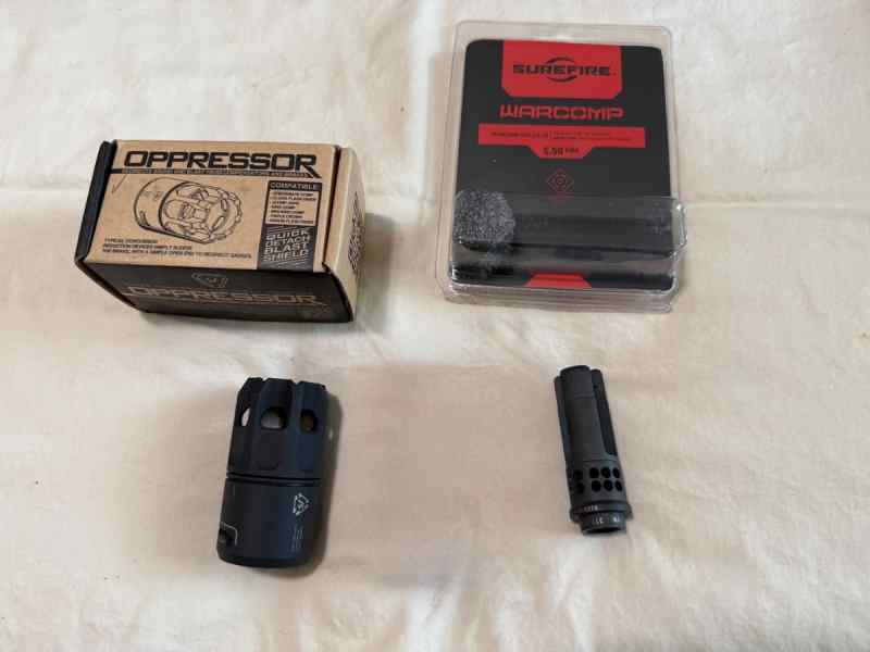 AR Accessories - Warcomp and Oppressor NEW IN BOX