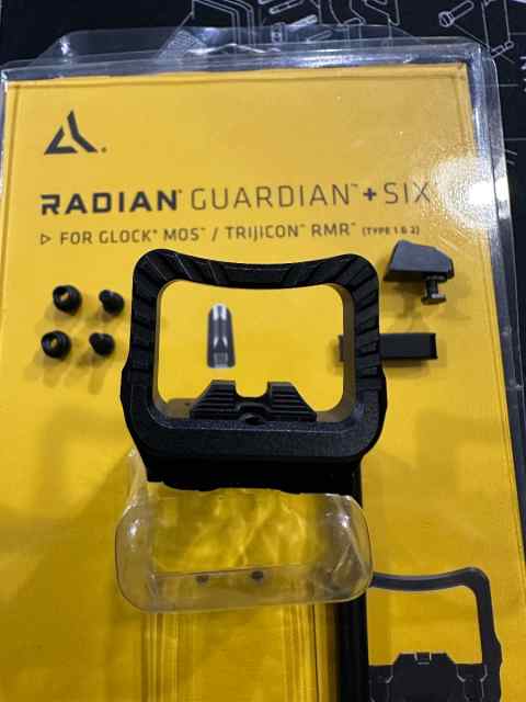 Glock Radian RMR Guardian Plate and Backup Sights