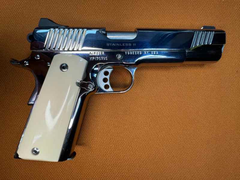 NEW IN BOX-Kimber Stainless II-  38Sup Ivory Grip