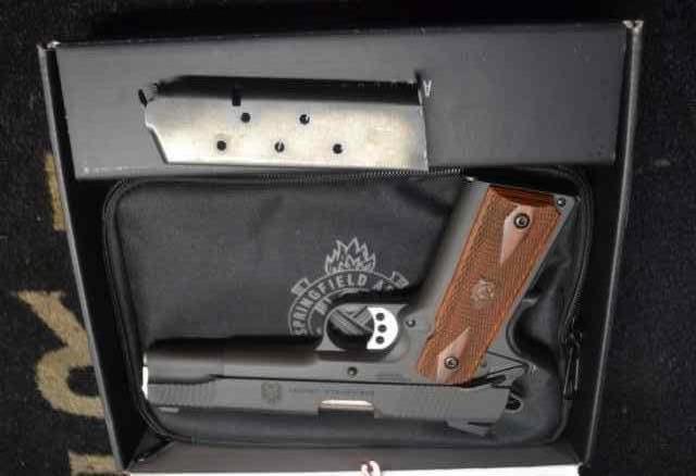 Springfield 1911 Loaded Parkerized .45 ACP