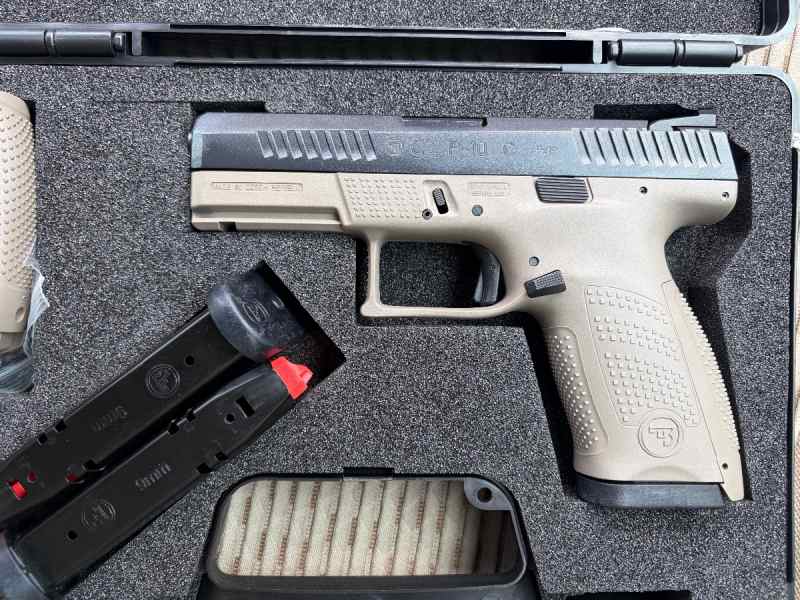 Cz p10c w tritium sights 3 mags