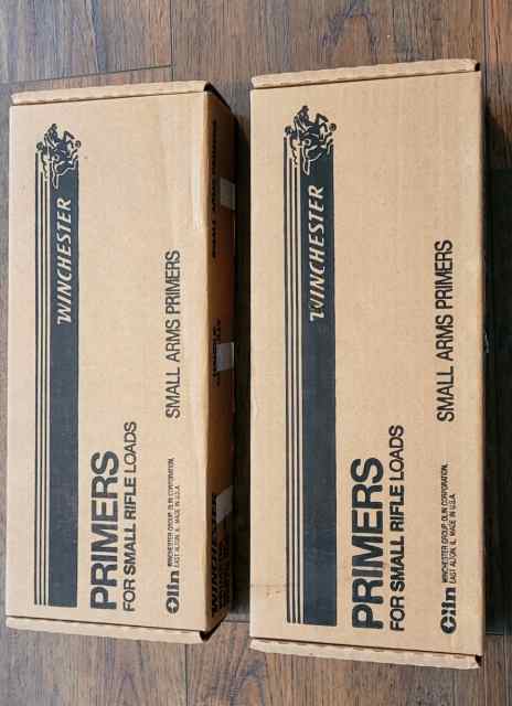 Price Drop 10,000 Winchester Small Rifle Primers.