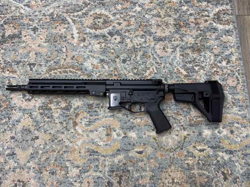 Fortis lower and 11.5 Geissele upper pistol build