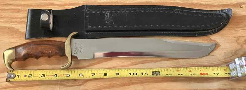 Bowie Knife-17.5&quot; overall;12.5&quot; Blade