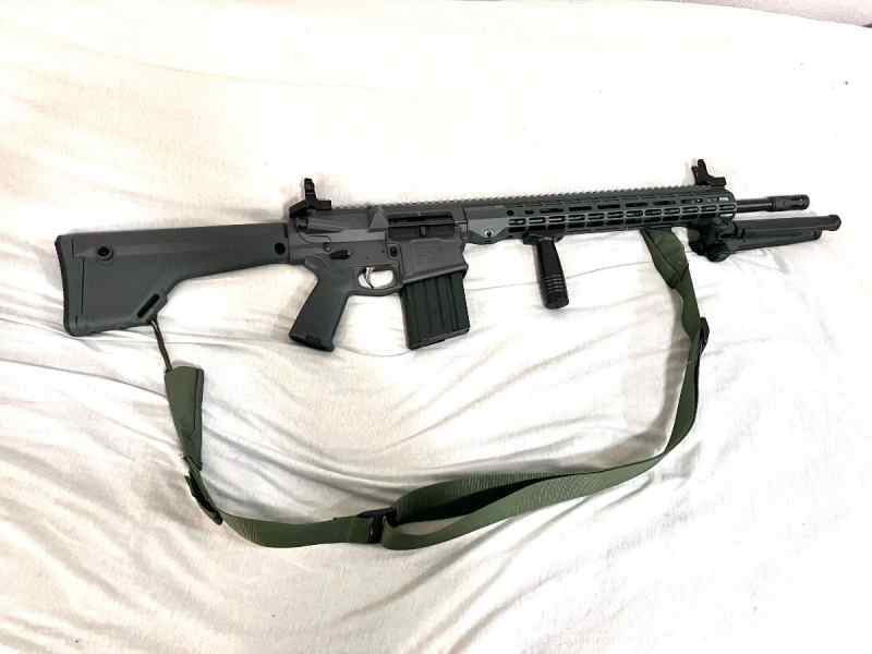 AERO M5 308 AR10 Heavy Barrel Rifle Cerakoted Grey