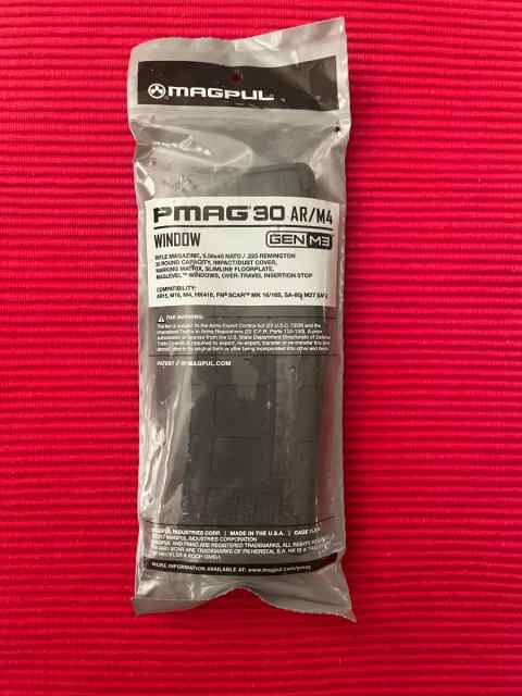 PMAG30 AR/M4 WINDOW GEN M3 - BLACK