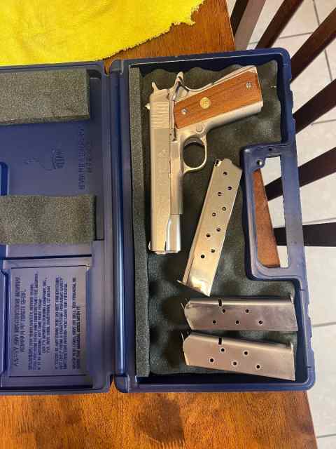 1979 colt 1911 series 70 factory nickel 