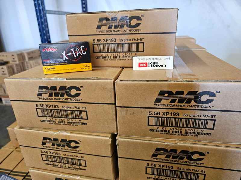 PMC X-TAC 5.56x45mm 55 Grain FMJ-BT – 1000 rounds