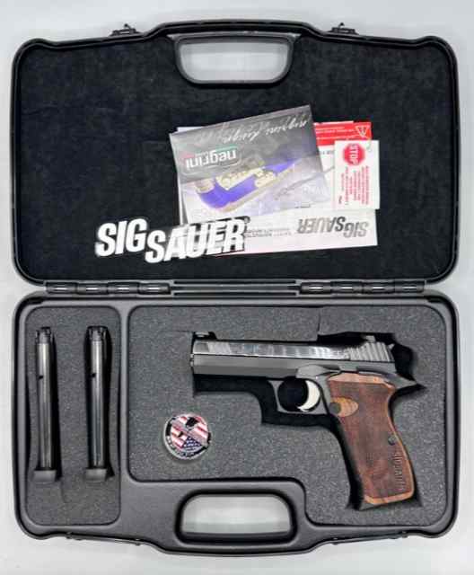 Sig Sauer Custom Works P210 Carry 9mm Engraved 